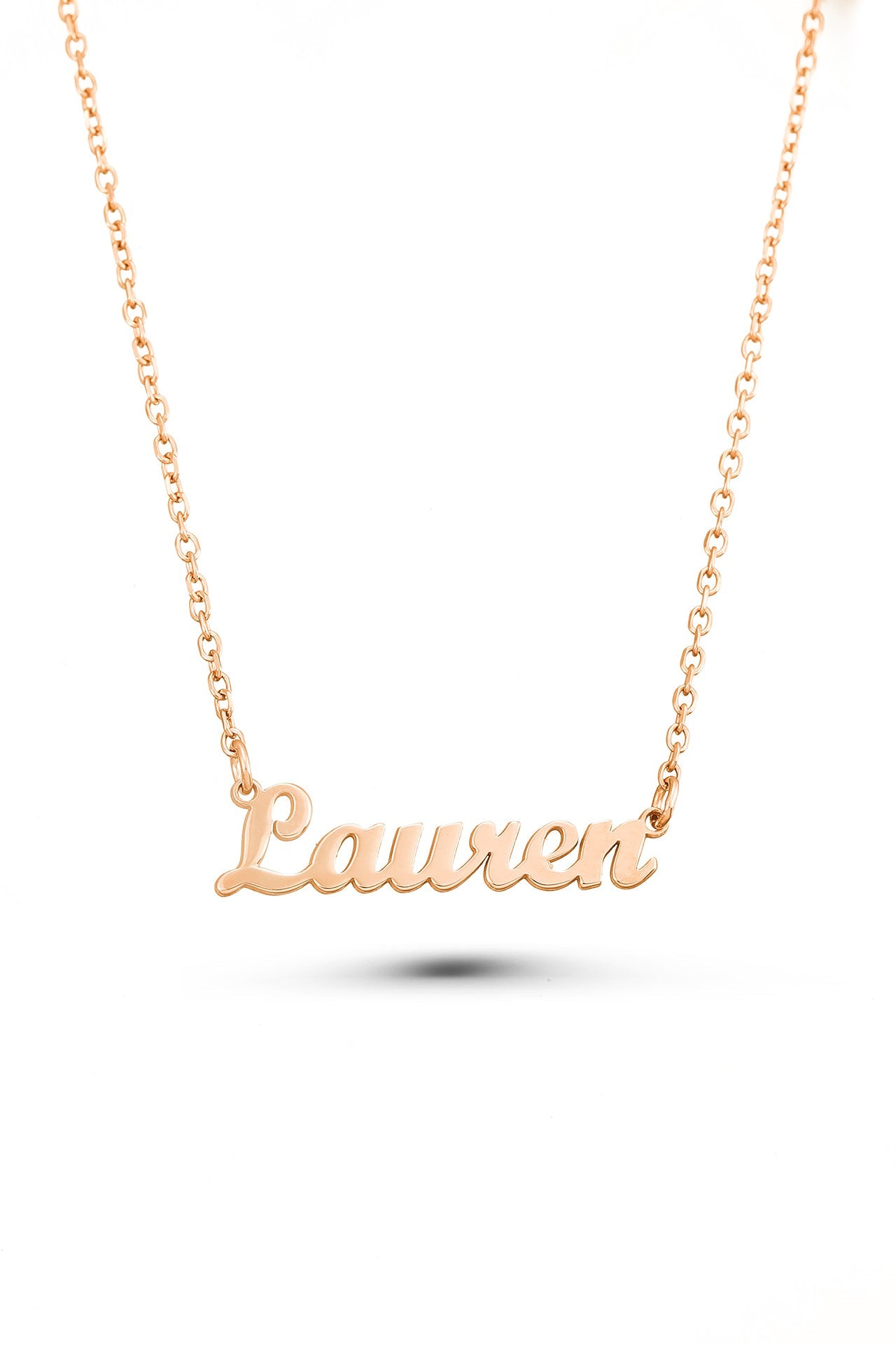 Custom Name Necklace in Sterling Silver