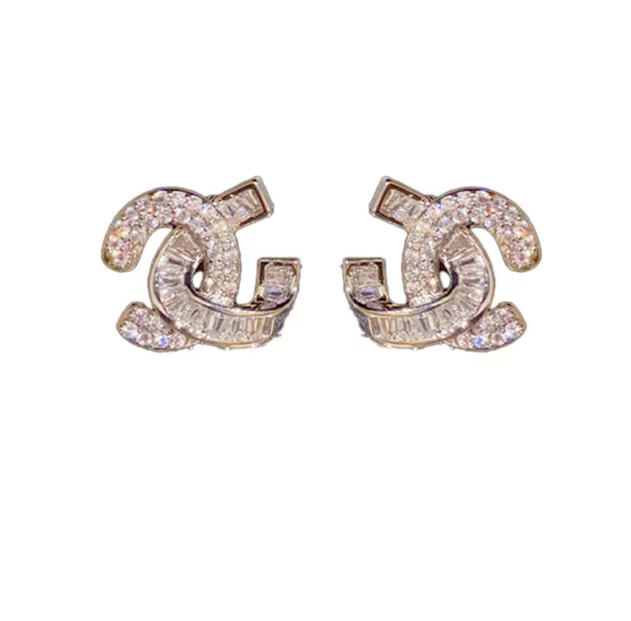 Double C earrings