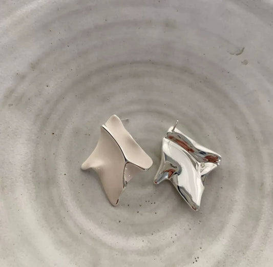 Geometric irregular earrings for women