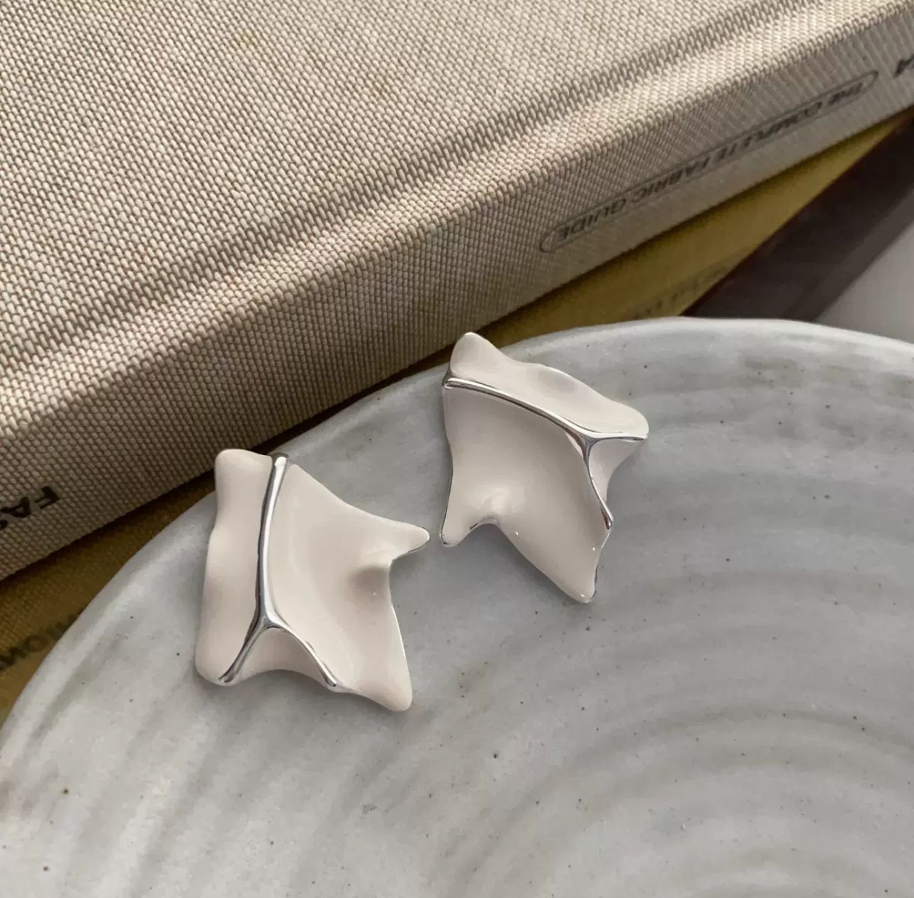 Geometric irregular earrings for women