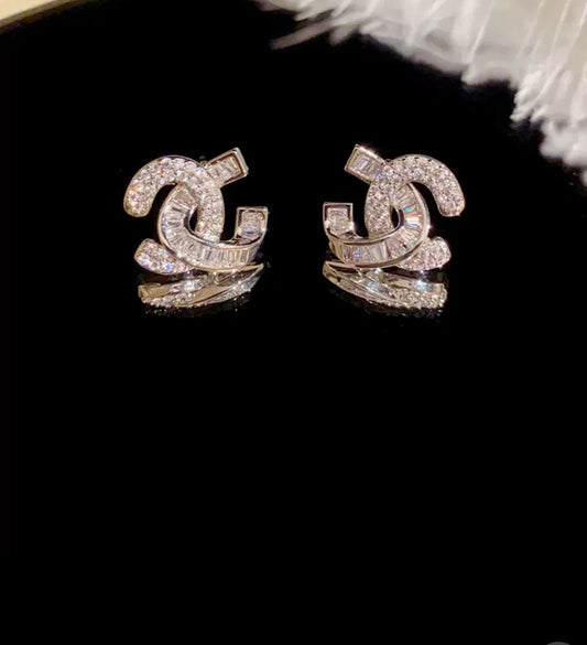 Double C earrings